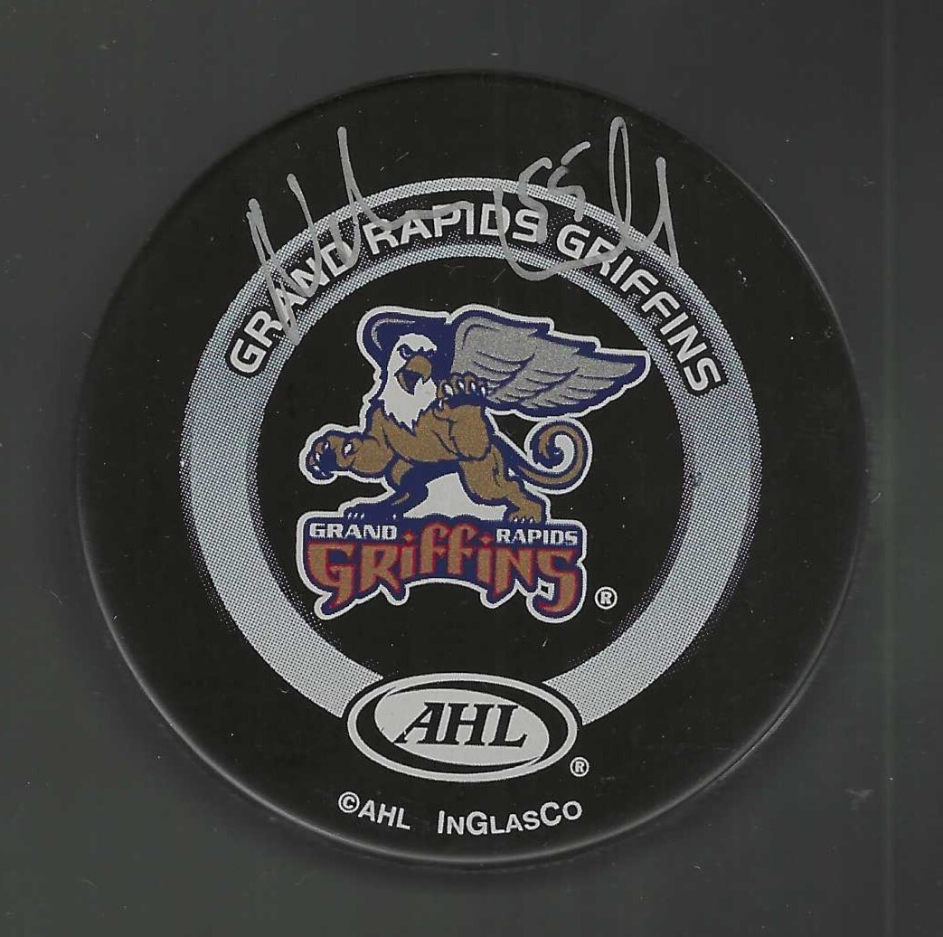 Niklas Kronwall Signed Grand Rapids Griffins Official Game Puck
