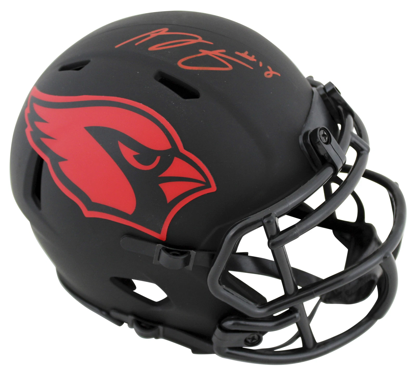 Cardinals A.J. Green Signed Eclipse Speed Mini Helmet w/ Red Sig BAS Witnessed