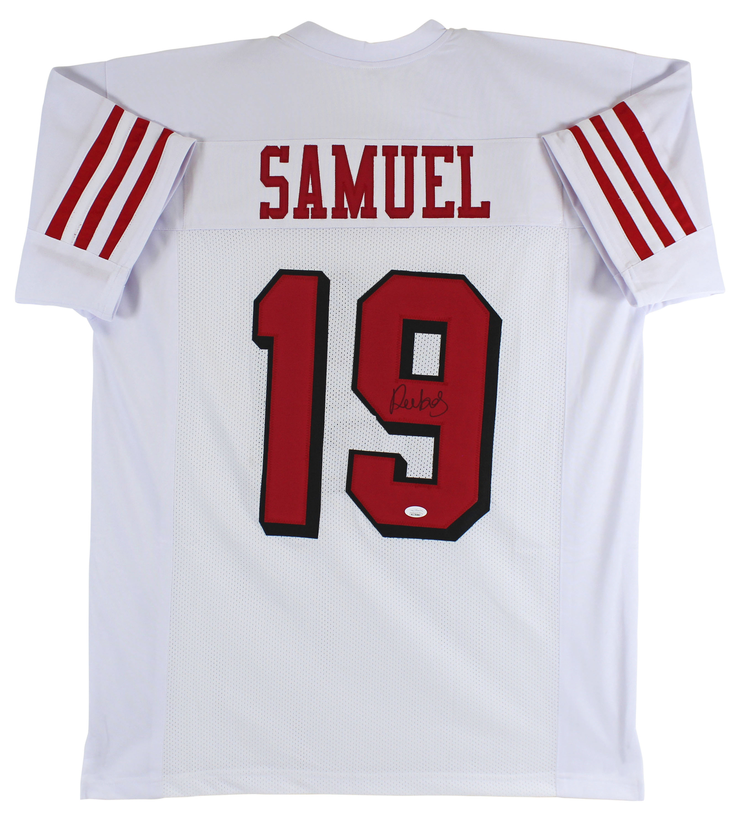 Deebo Samuel Authentic Signed White Pro Style Jersey Autographed JSA