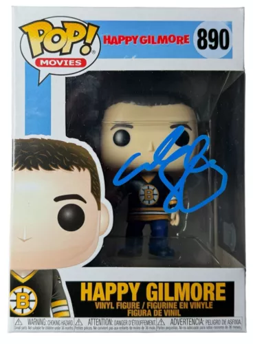ADAM SANDLER SIGNED FUNKO POP HAPPY GILMORE #890 AUTOGRAPH BECKETT COA COLLECTIBLE MEMORABILIA