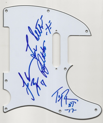 BANG TANGO REAL HAND SIGNED GUITAR PICKGUARD COA AUTOGRAPHED BY 4 GLAM ROCK COLLECTIBLE MEMORABILIA