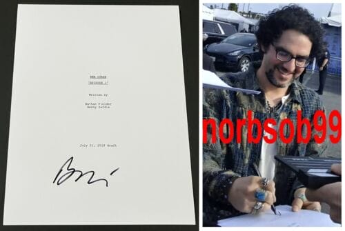 BENNY SAFDIE SIGNED AUTOGRAPH THE CURSE FULL 45 PAGE PILOT SCRIPT W/EXACT PROOF COLLECTIBLE MEMORABILIA