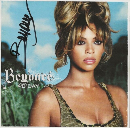 BEYONCE REAL HAND SIGNED B’DAY CD #1 JSA LOA AUTOGRAPHED RARE DESTINY’S CHILD COLLECTIBLE MEMORABILIA