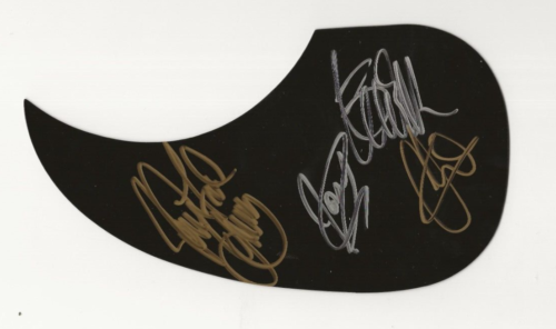 BLACK STONE CHERRY REAL SIGNED ACOUSTIC GUITAR PICKGUARD COA AUTOGRAPHED ALL 4 COLLECTIBLE MEMORABILIA