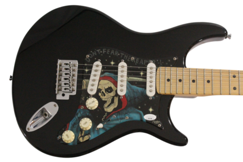 BLUE OYSTER CULT X3 SIGNED AUTOGRAPH CUSTOM ELECTRIC GUITAR – BUCK DHARMA W/ JSA COLLECTIBLE MEMORABILIA