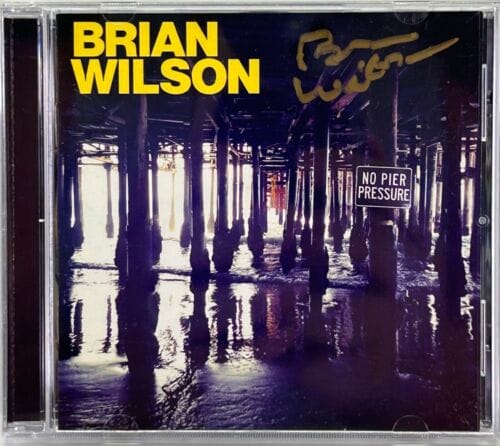 BRIAN WILSON Signed Autograph CD 