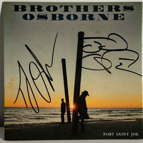 BROTHERS OSBORNE SIGNED AUTOGRAPH CD COVER “PORT SAINT JOE” ACOA COLLECTIBLE MEMORABILIA