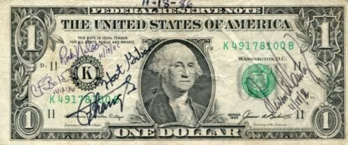 CHARLES BOLDEN FRANKLIN CHANG-DIAZ NASA ASTRONAUT STS-61-C SIGNED AUTOGRAPH $1 COLLECTIBLE MEMORABILIA