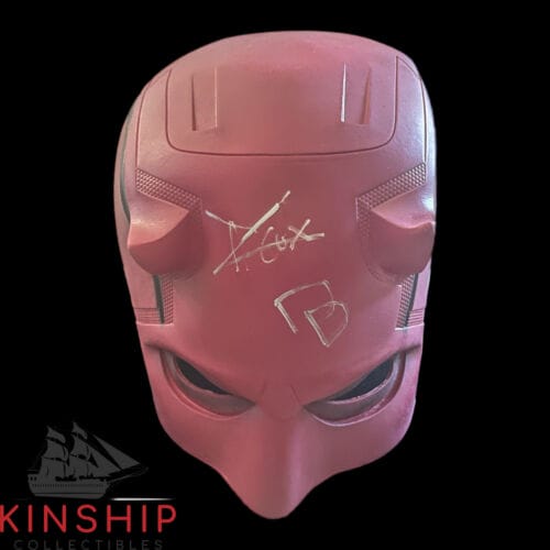 Charlie Cox signed Daredevil Mask JSA COA Inscribed Auto Matt Murdock Rare Z1661