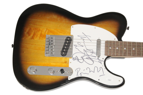 CHARLIE WATTS & RONNIE WOOD SIGNED AUTOGRAPH GUITAR THE ROLLING STONES – JSA COA COLLECTIBLE MEMORABILIA