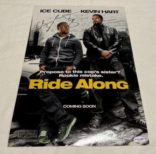 CHRISTOPHER LENNERTZ SIGNED RIDE ALONG 12X18 MOVIE POSTER 2 ACOA COLLECTIBLE MEMORABILIA