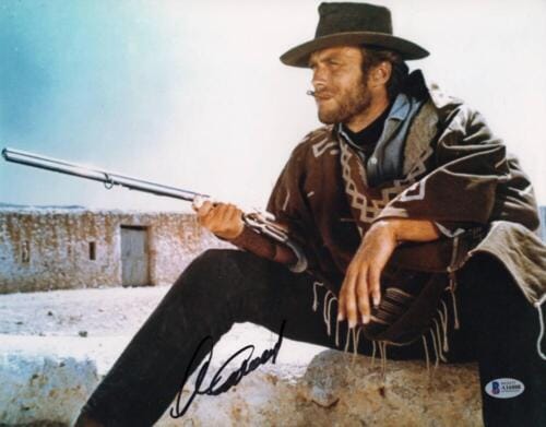 CLINT EASTWOOD SIGNED AUTOGRAPH 11×14 PHOTO THE GOOD THE BAD & THE UGLY BECKETT COLLECTIBLE MEMORABILIA