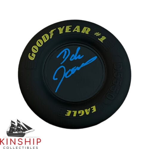 Dale Jarrett signed Goodyear Mini Tire JSA COA Nascar Auto Rare T34