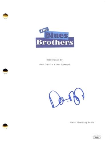 DAN AYKROYD SIGNED AUTOGRAPH THE BLUES BROTHERS MOVIE SCRIPT SCREENPLAY JSA COA COLLECTIBLE MEMORABILIA