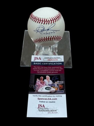 DANIEL CUDMORE X-MEN COLOSSUS THE TWILIGHT SAGA SIGNED AUTOGRAPH BASEBALL JSA COLLECTIBLE MEMORABILIA