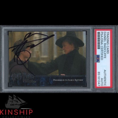 Daniel Radcliffe signed Artbox Trading Card PSA DNA Slab Harry Potter Auto C2659