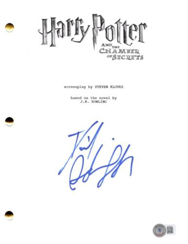 DANIEL RADCLIFFE SIGNED AUTOGRAPH HARRY POTTER CHAMBER OF SECRETS SCRIPT BECKETT COLLECTIBLE MEMORABILIA