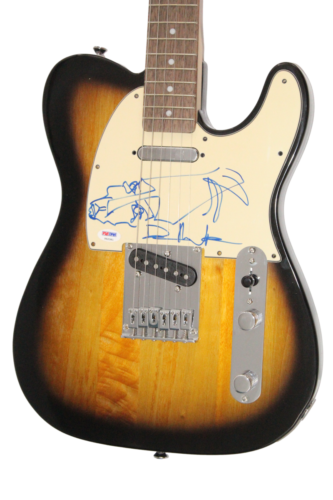DAVE MATTHEWS SIGNED AUTOGRAPH FENDER GUITAR W/ ORIGINAL ART SELF SKETCH PSA COA COLLECTIBLE MEMORABILIA