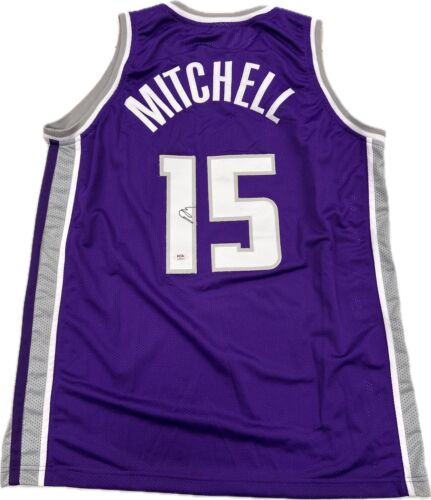 DAVION MITCHELL SIGNED JERSEY PSA/DNA SACRAMENTO KINGS AUTOGRAPHED COLLECTIBLE MEMORABILIA