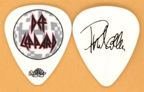 Def Leppard Phil Collen Vintage Guitar Pick - 2011 Mirror Ball Tour ...