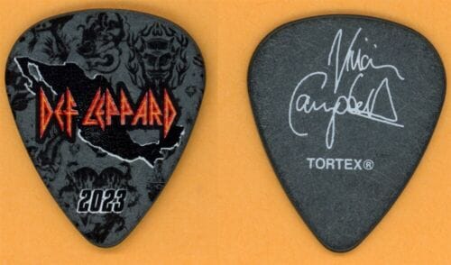 Def Leppard Vivian Campbell Vintage Guitar Pick - 2023 Mexico Tour ...