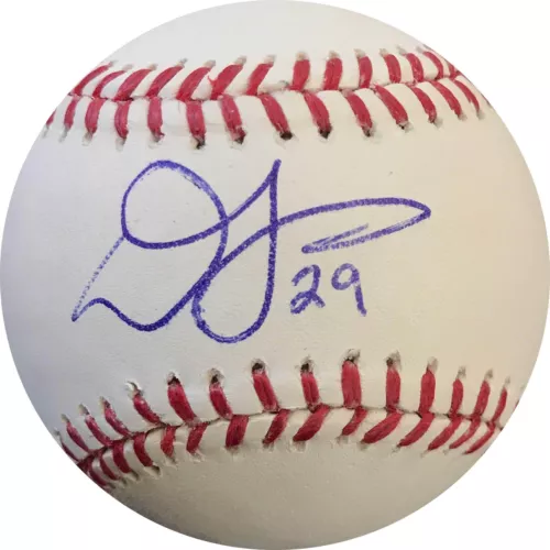 DEVON TRAVIS SIGNED BASEBALL PSA/DNA TORONTO BLUE JAYS AUTOGRAPHED COLLECTIBLE MEMORABILIA