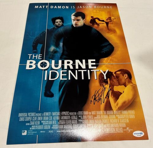 DOUG LIMAN SIGNED THE BOURNE IDENTITY 12X18 MOVIE POSTER 2 ACOA COLLECTIBLE MEMORABILIA