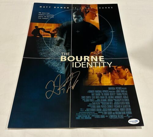 DOUG LIMAN SIGNED THE BOURNE IDENTITY 12X18 MOVIE POSTER ACOA COLLECTIBLE MEMORABILIA