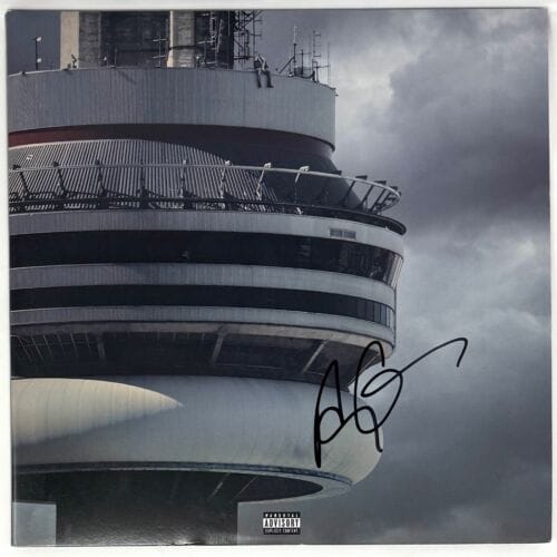 DRAKE SIGNED VIEWS VINYL RECORD ALBUM AUBREY GRAHAM RAPPER AUTOGRAPH ACOA COA COLLECTIBLE MEMORABILIA