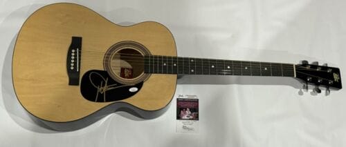 DWIGHT YOAKAM SIGNED NATURAL ACOUSTIC GUITAR COUNTRY LEGEND JSA COA COLLECTIBLE MEMORABILIA