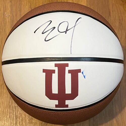 ERIC GORDON SIGNED AUTOGRAPHED INDIANA HOOSIERS LOGO BASKETBALL JSA COA COLLECTIBLE MEMORABILIA