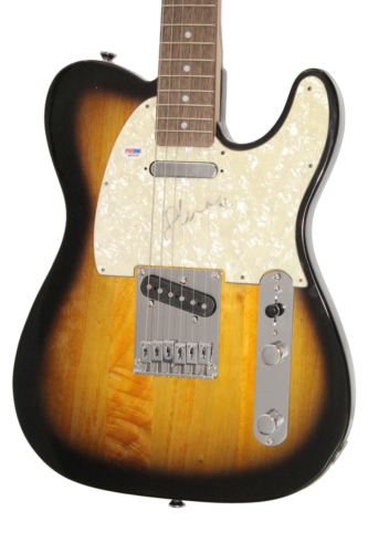 FLORENCE WELCH SIGNED AUTOGRAPH FENDER TELECASTER GUITAR & THE MACHINE W/ PSA COLLECTIBLE MEMORABILIA