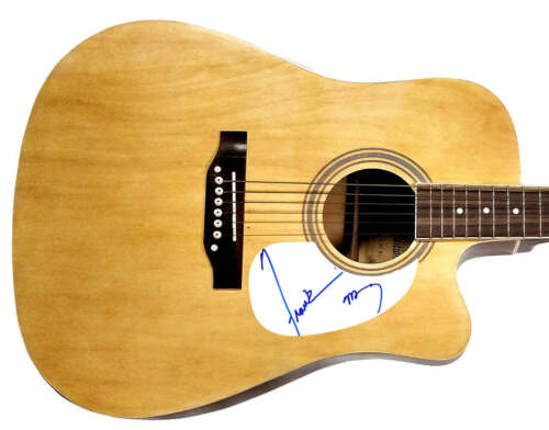 FRANKIE MUNIZ AUTOGRAPHED SIGNED NATURAL ACOUSTIC GUITAR COLLECTIBLE MEMORABILIA
