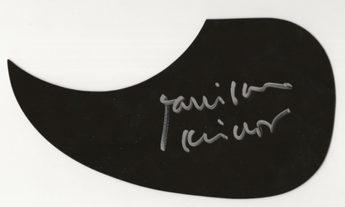 GARRISON KEILLOR REAL HAND SIGNED GUITAR PICKGUARD #3 COA PRAIRIE HOME COMPANION COLLECTIBLE MEMORABILIA