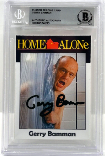 GERRY BAMMAN SIGNED AUTO TRADING CARD SLABBED ENCAPSULATED BAS MINT 10 AUTOGRAPH COLLECTIBLE MEMORABILIA