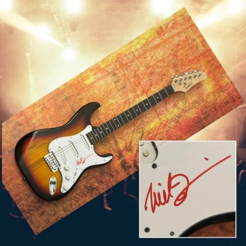 GFA ANTHRAX FRONTMAN * NEIL TURBIN * SIGNED ELECTRIC GUITAR PROOF COA COLLECTIBLE MEMORABILIA