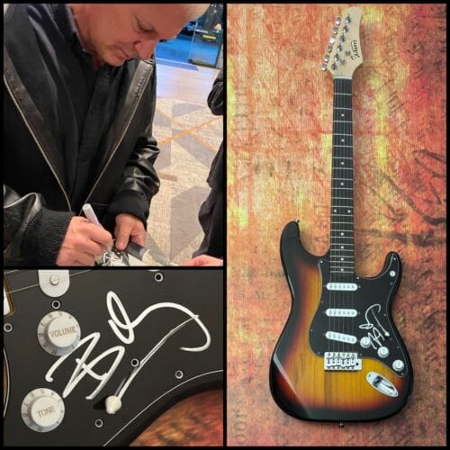 GFA BIOHAZARD SINGER * BILLY GRAZIADEI * SIGNED ELECTRIC GUITAR PROOF COA COLLECTIBLE MEMORABILIA