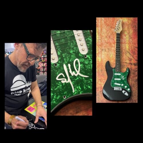 GFA DAVE MATTHEWS BAND * STEFAN LESSARD * SIGNED ELECTRIC GUITAR PROOF COA COLLECTIBLE MEMORABILIA