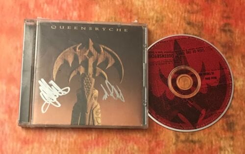 GFA EDDIE JACKSON & MICHAEL WILTON * QUEENSRYCHE * SIGNED CD BOOKLET JL1 COA COLLECTIBLE MEMORABILIA