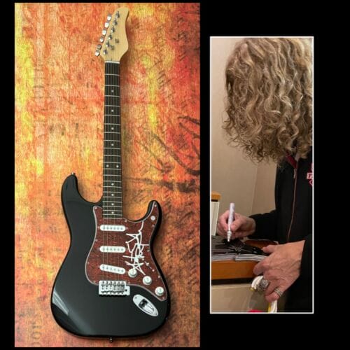 GFA MONTROSE BAND SINGER * KEITH ST. JOHN * SIGNED ELECTRIC GUITAR PROOF COA COLLECTIBLE MEMORABILIA