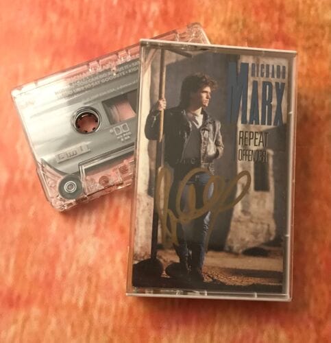 GFA REPEAT OFFENDER STAR * RICHARD MARX * SIGNED USED CASSETTE JL1 COA COLLECTIBLE MEMORABILIA