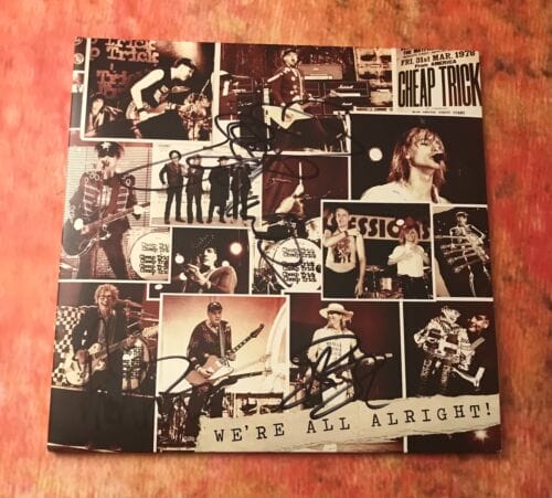 GFA RICK NIELSEN ROBIN ZANDER X3 * CHEAP TRICK * SIGNED RECORD ALBUM JL1 COA COLLECTIBLE MEMORABILIA