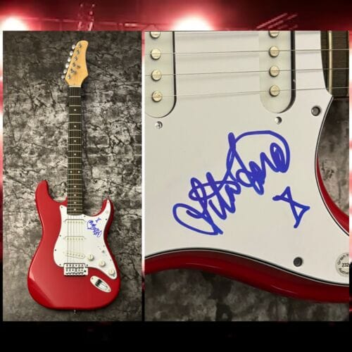 GFA THE RUNAWAYS SEXY * LITA FORD * SIGNED ELECTRIC GUITAR PROOF COA COLLECTIBLE MEMORABILIA