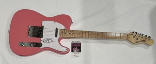 GRACE POTTER SIGNED PINK ELECTRIC GUITAR THE NOCTURNALS JSA COA COLLECTIBLE MEMORABILIA