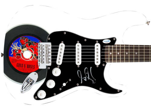 GUNS N ROSES GILBY CLARKE SIGNED SPAGHETTI INCIDENT 45 SIGNATURE EDITION GUITAR COLLECTIBLE MEMORABILIA