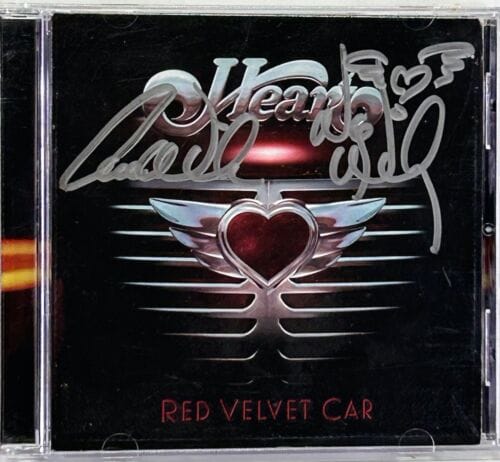 HEART ANN WILSON NANCY WILSON SIGNED AUTOGRAPH CD “RED VELVET CAR” JSA COLLECTIBLE MEMORABILIA