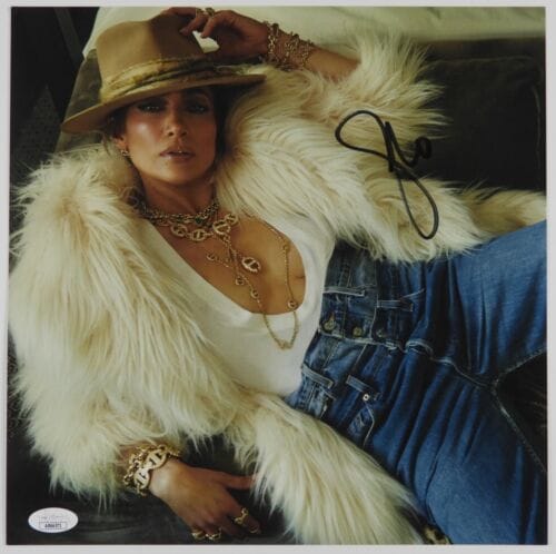 J LO JENNIFER LOPEZ JSA SIGNED AUTOGRAPH ALBUM RECORD VINYL THIS IS ME NOW COLLECTIBLE MEMORABILIA