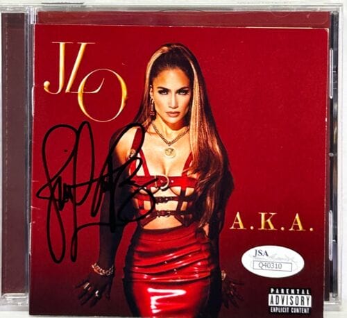 J LO JENNIFER LOPEZ SIGNED AUTOGRAPH CD “AKA” JSA COA COLLECTIBLE MEMORABILIA