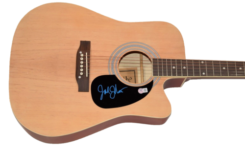JACK JOHNSON SIGNED AUTOGRAPH FULL SIZE ACOUSTIC GUITAR SINGER BECKETT COA COLLECTIBLE MEMORABILIA