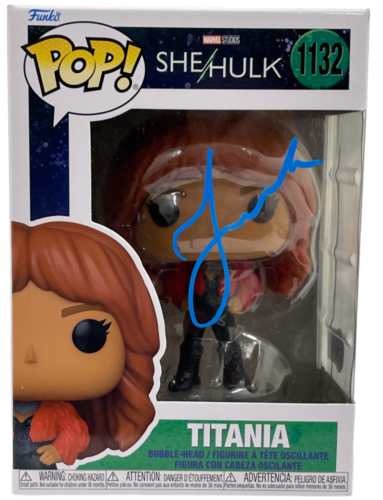 JAMEELA JAMIL SIGNED TITANIA FUNKO 1132 SHE HULK MARVEL AUTOGRAPH BECKETT COLLECTIBLE MEMORABILIA